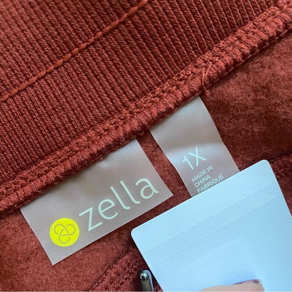 ZELLA Rust Madder Tortoise Print Joggers With Pockets - Picture 5 of 13